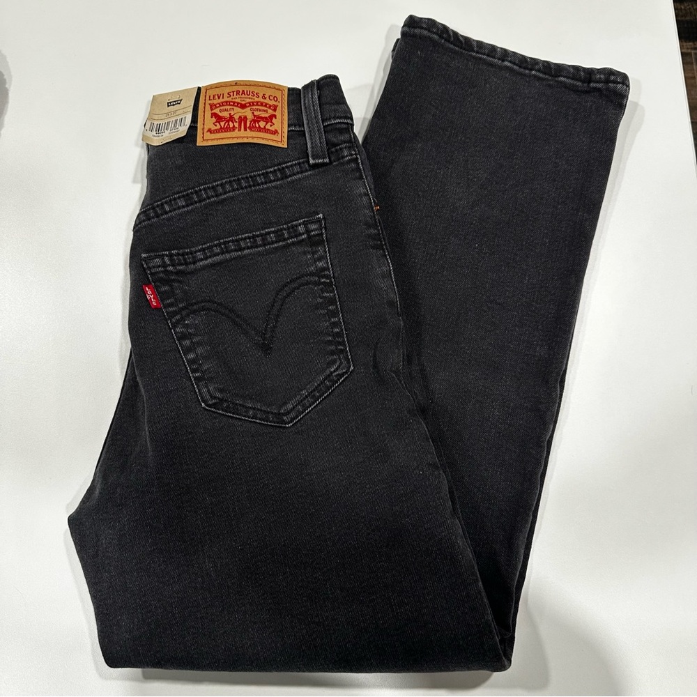 Levi's Women’s Black Ribcage Straight Jeans